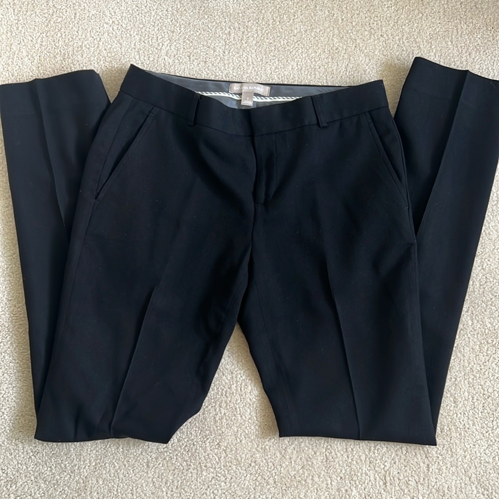 Banana Republic Black Wool Pants